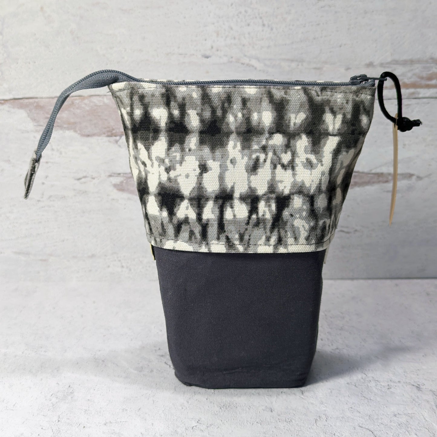 Foggy Gray Stanza Pencil Pouch