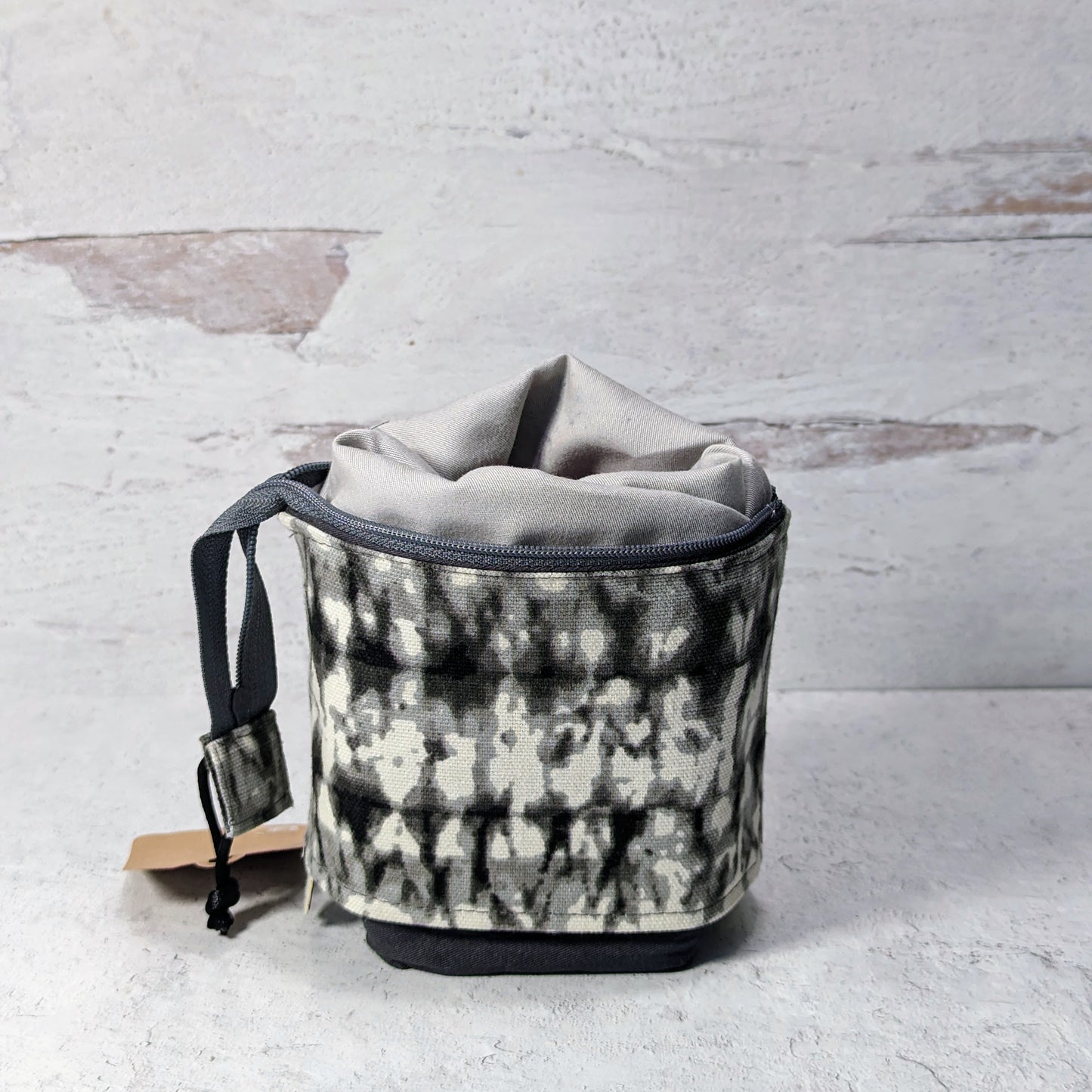 Foggy Gray Stanza Pencil Pouch