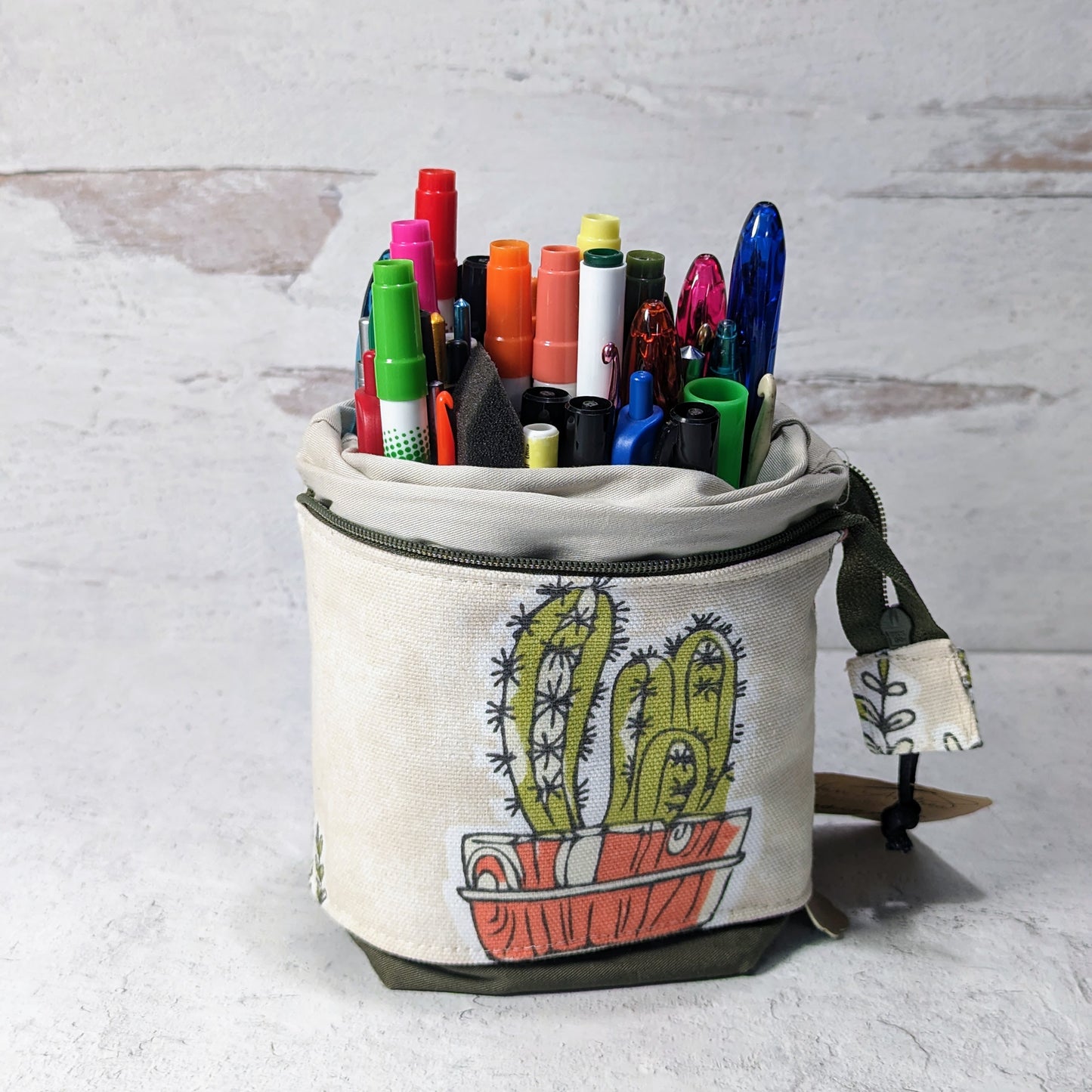 Block Print Stanza Pencil Pouch