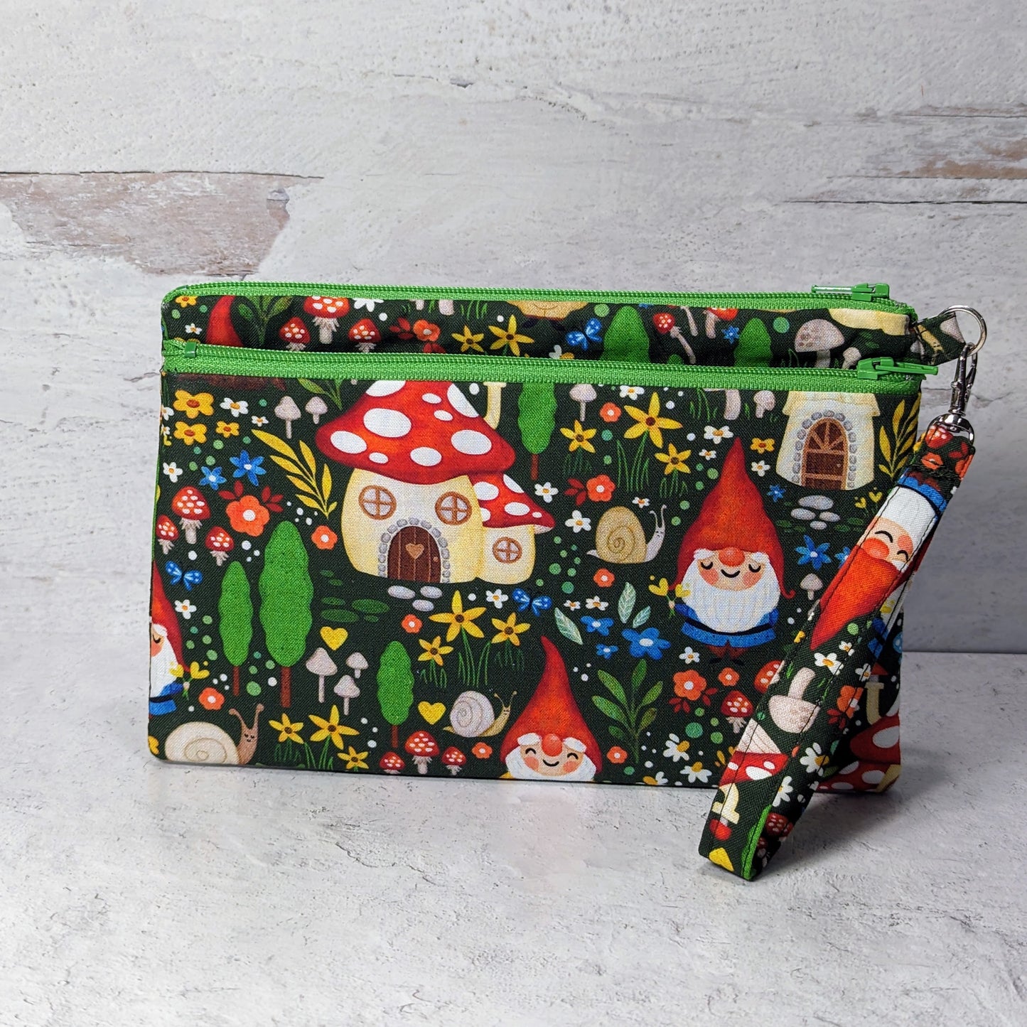 Gnome Garden Duet Wristlet