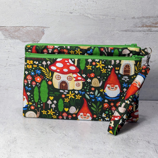 Gnome Garden Duet Wristlet
