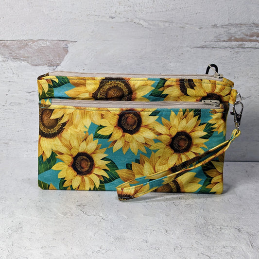 Sunflowers Duet Wristlet