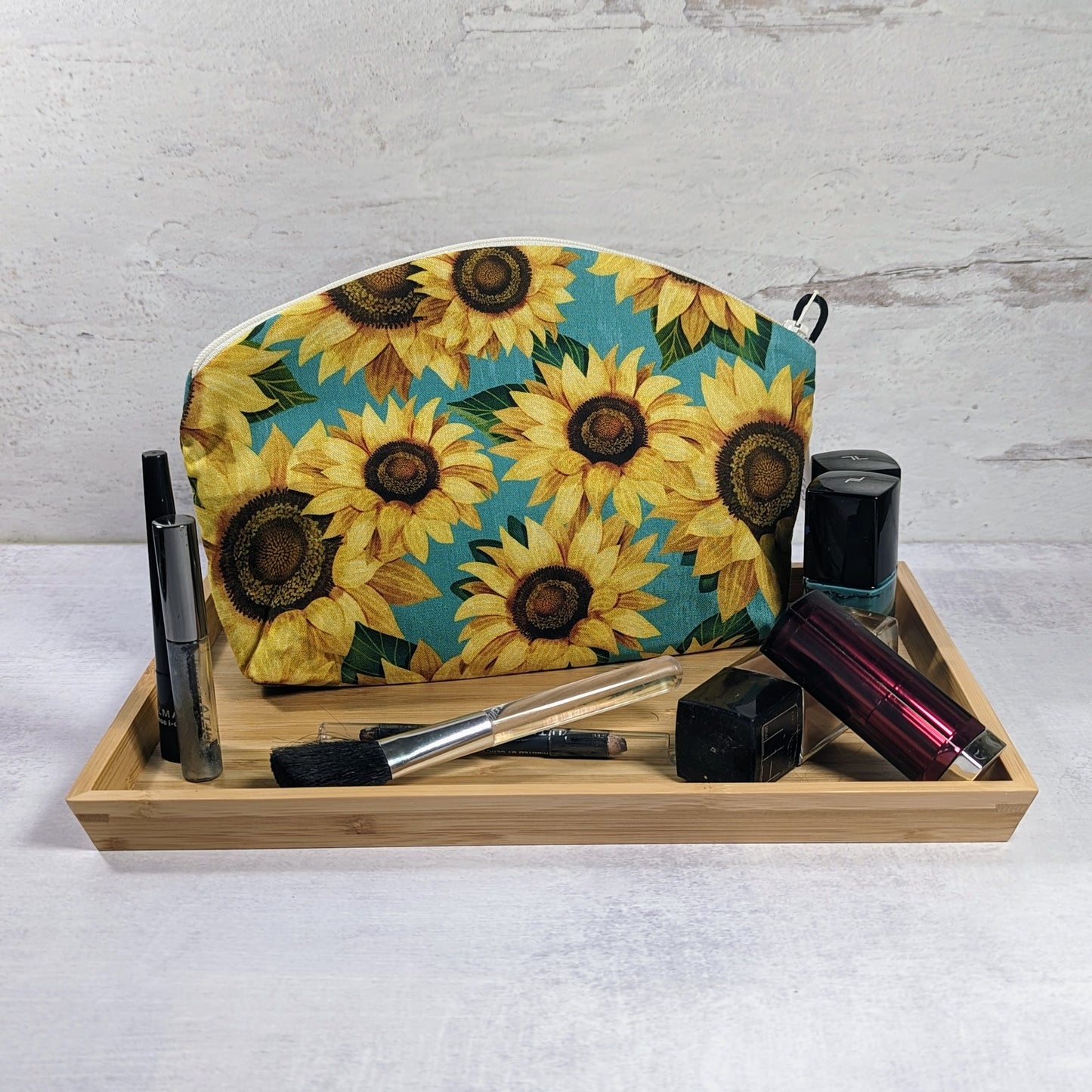 Sunflowers Fermata Makeup and Misc. Bag