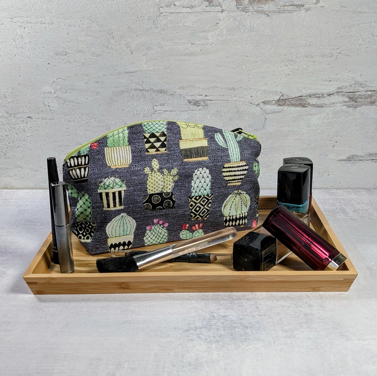 Cactus Hoedown Fermata Makeup and Misc. Bag