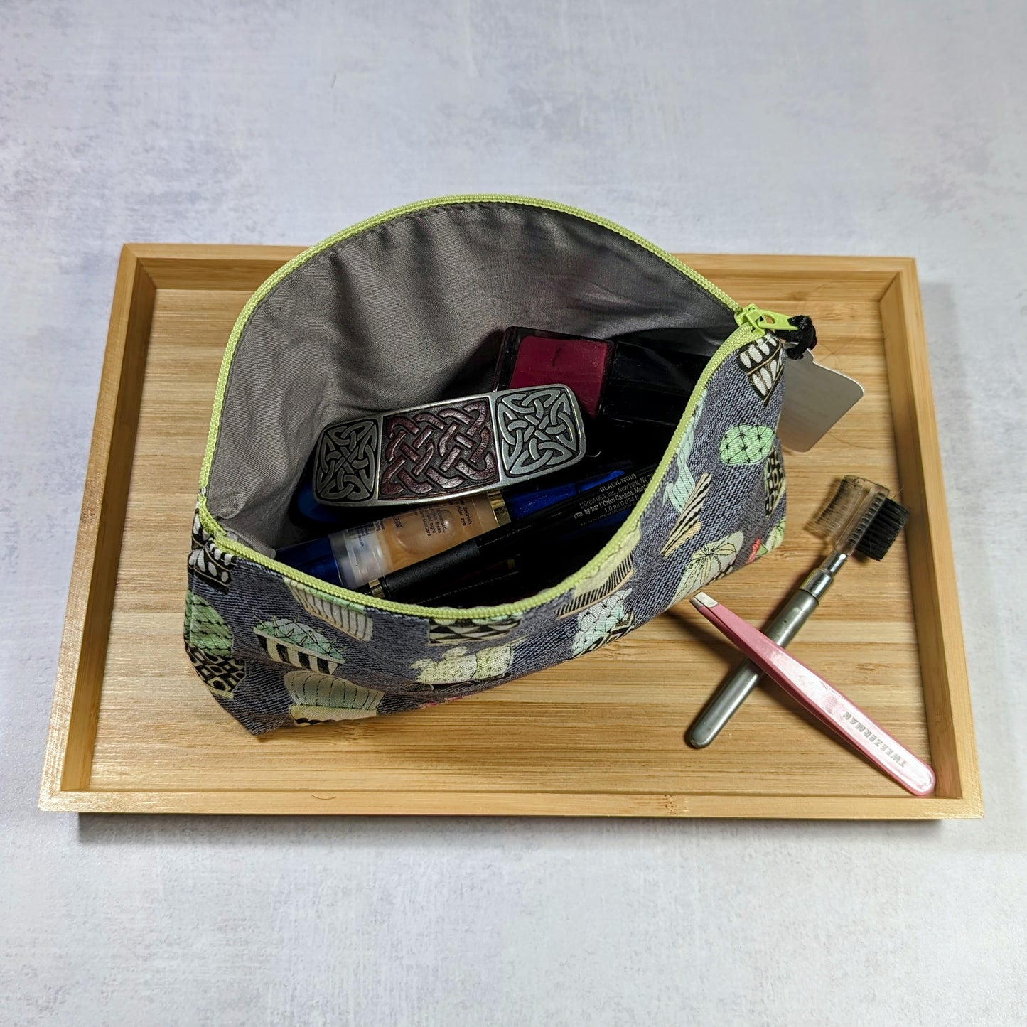 Cactus Hoedown Fermata Makeup and Misc. Bag