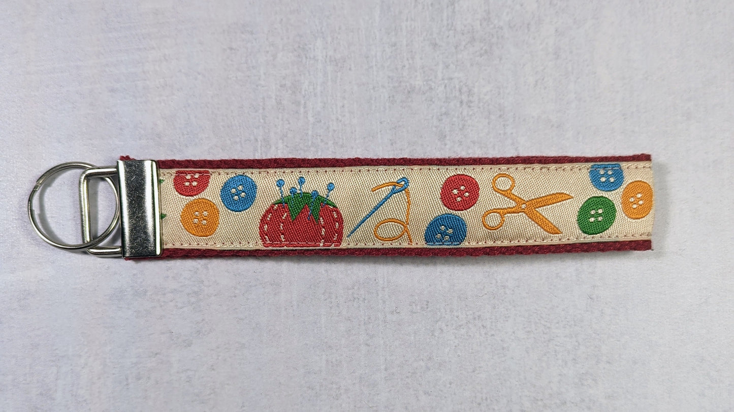Sewing notions key fob