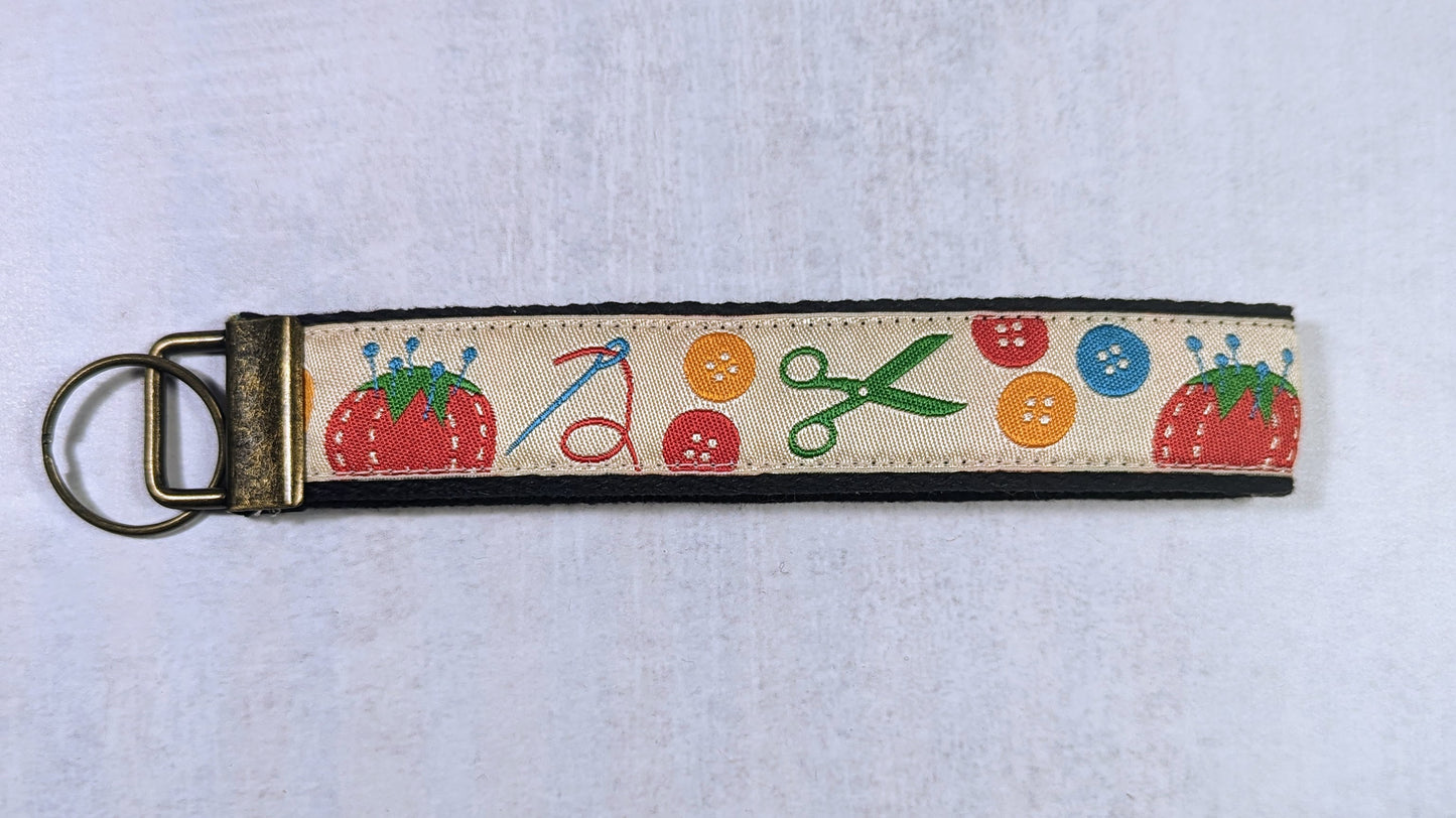 Sewing notions key fob