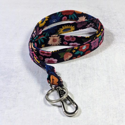 Wild Flowers Sempre Lanyard