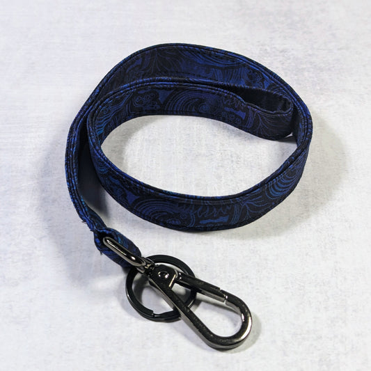 Blue Flourish Sempre Lanyard