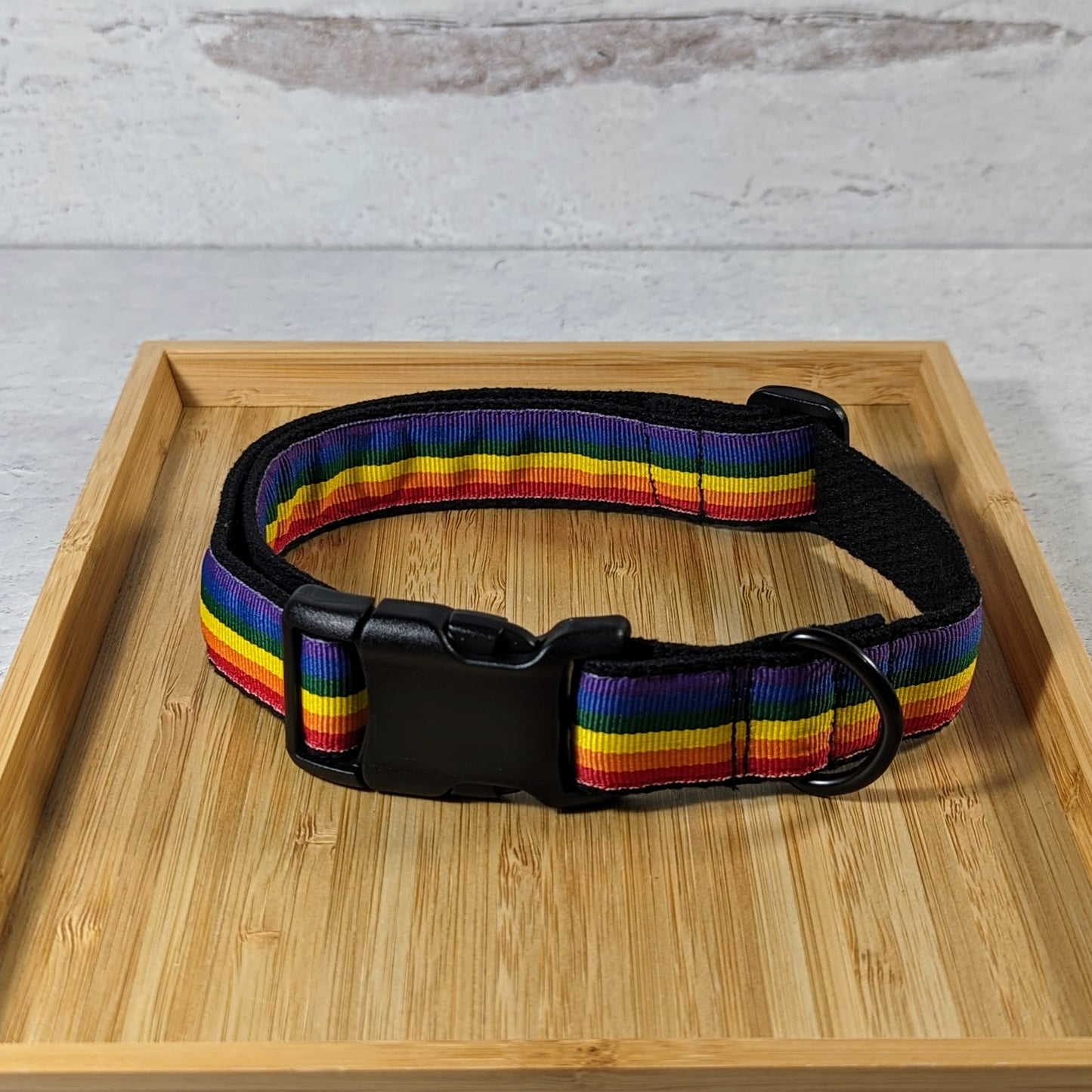 Rainbow dog collar