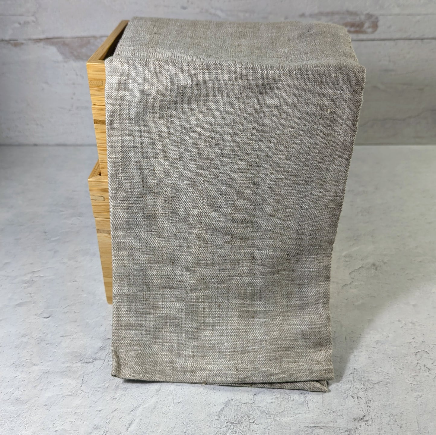 Oatmeal 100% linen kitchen towel