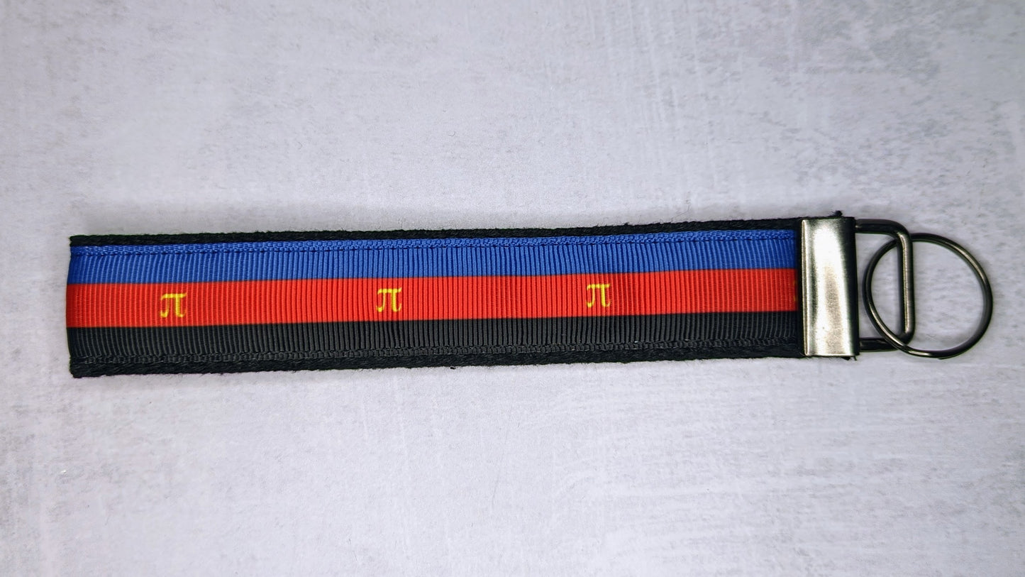 Polyamory Pride flag key fob