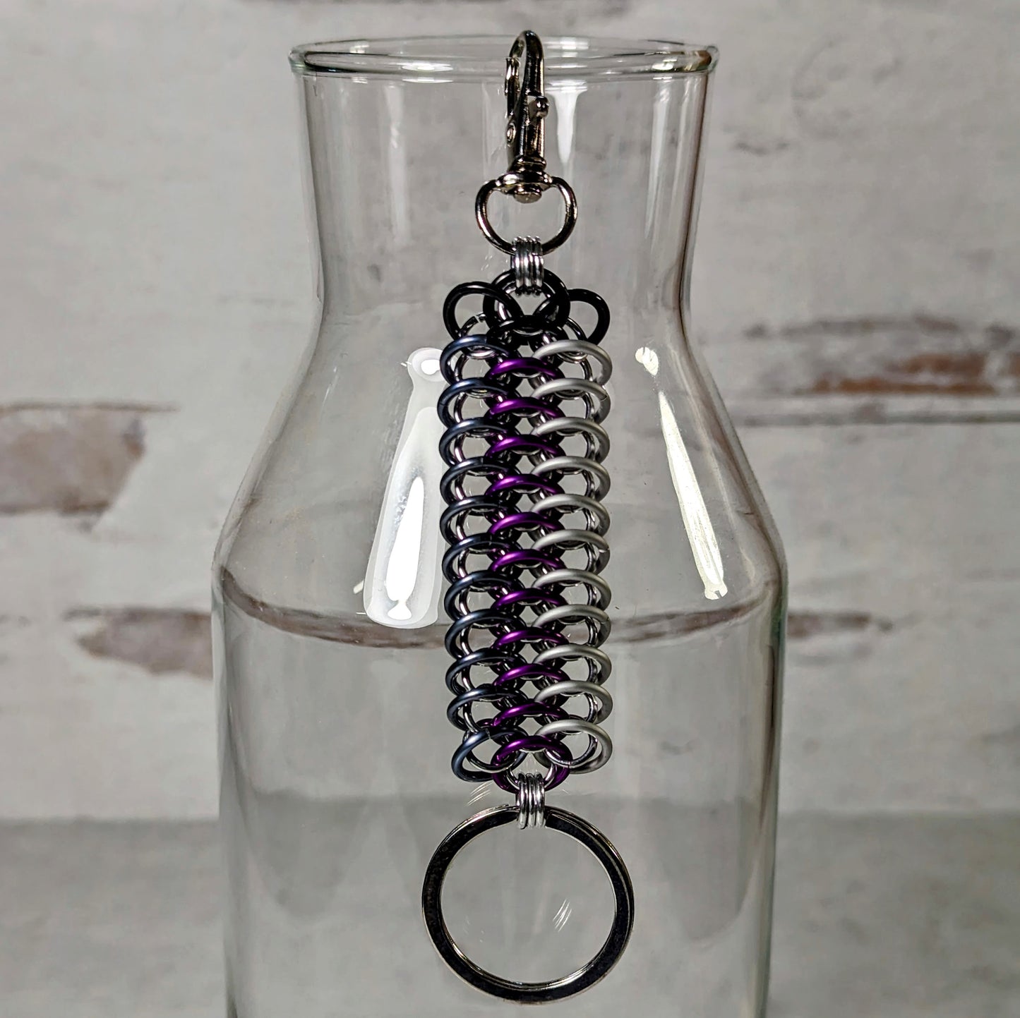 Demisexual Pride Dragonscale Key Fob