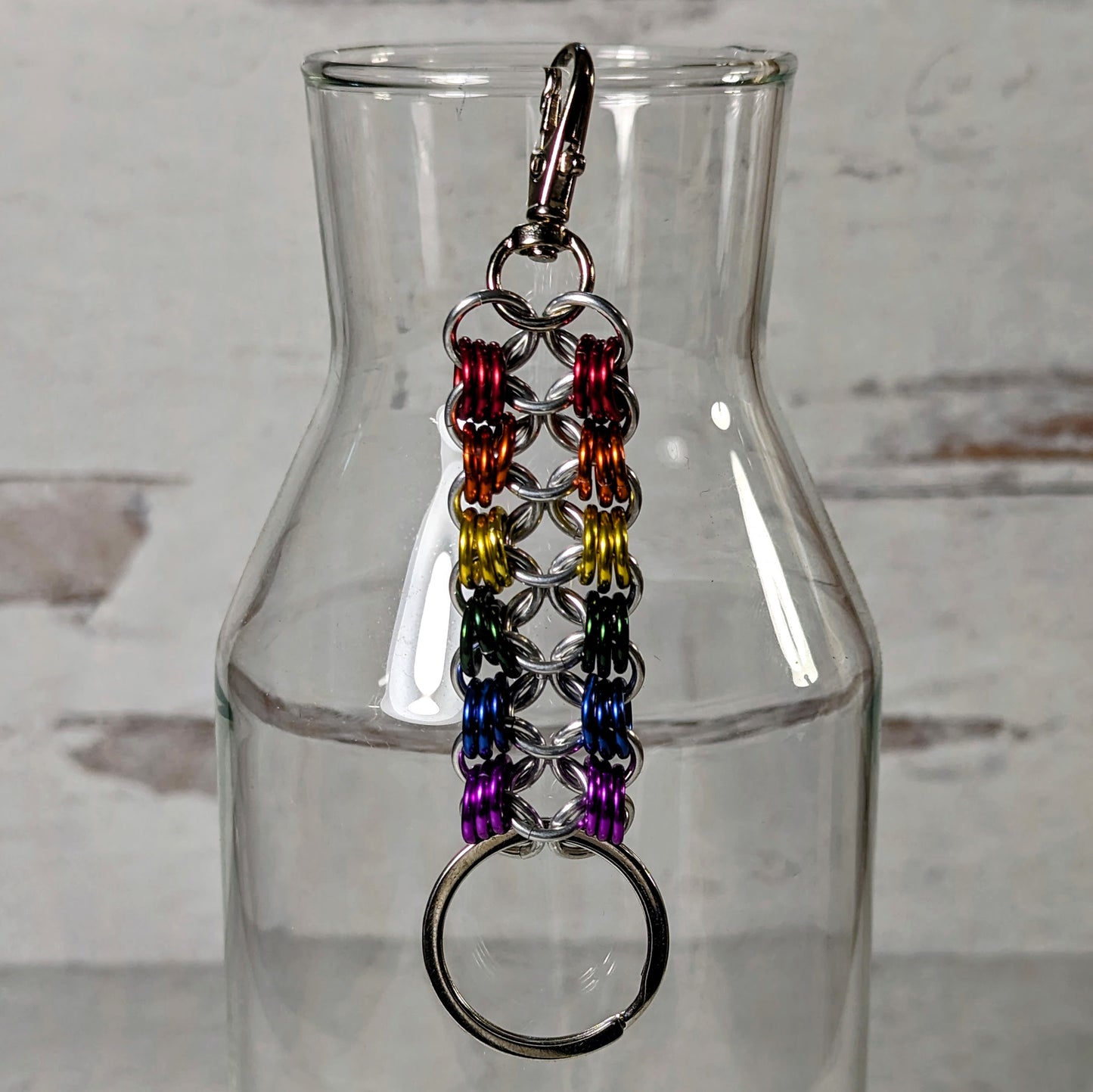 Pride Flag Large 4-in-1 Chain Key Fob