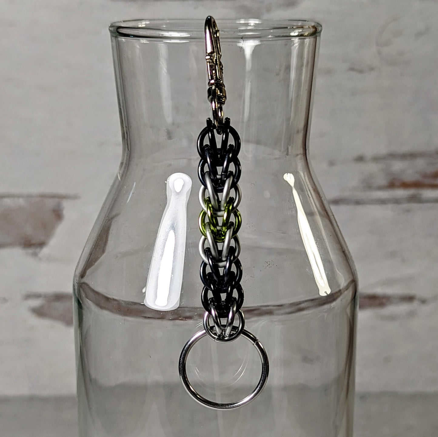 Agender Persian Weave Keyfob