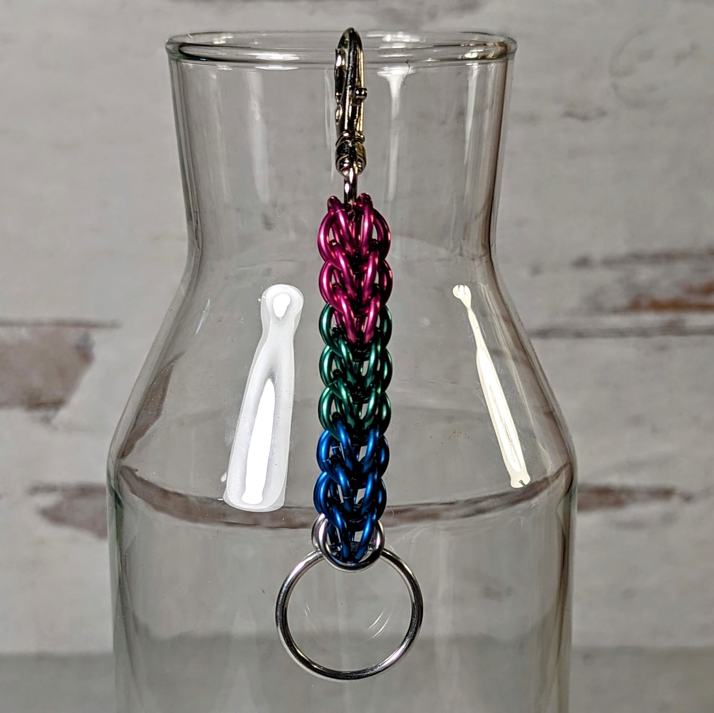 Polysexual Persian Weave Keyfob