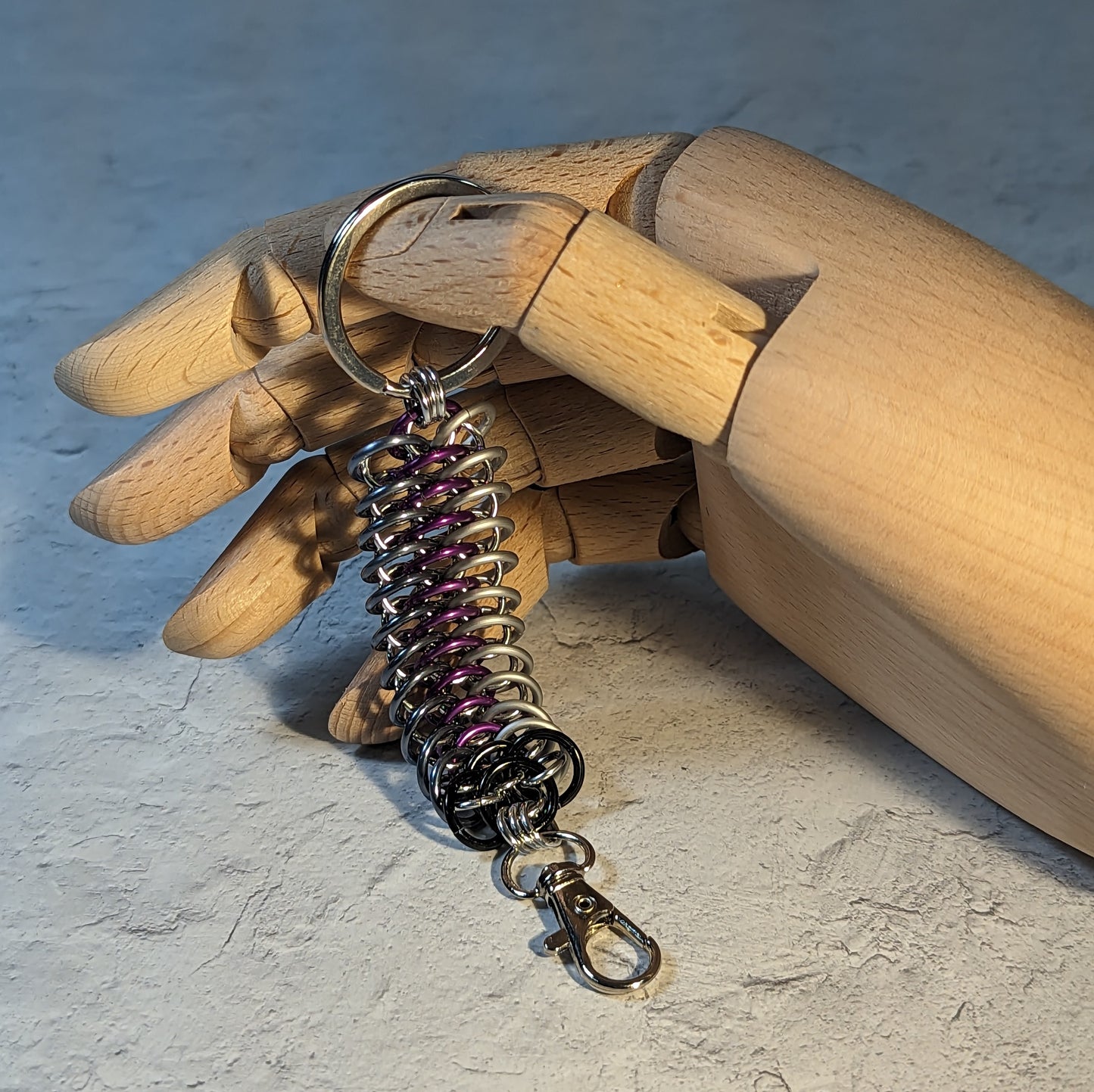 Demisexual Pride Dragonscale Key Fob
