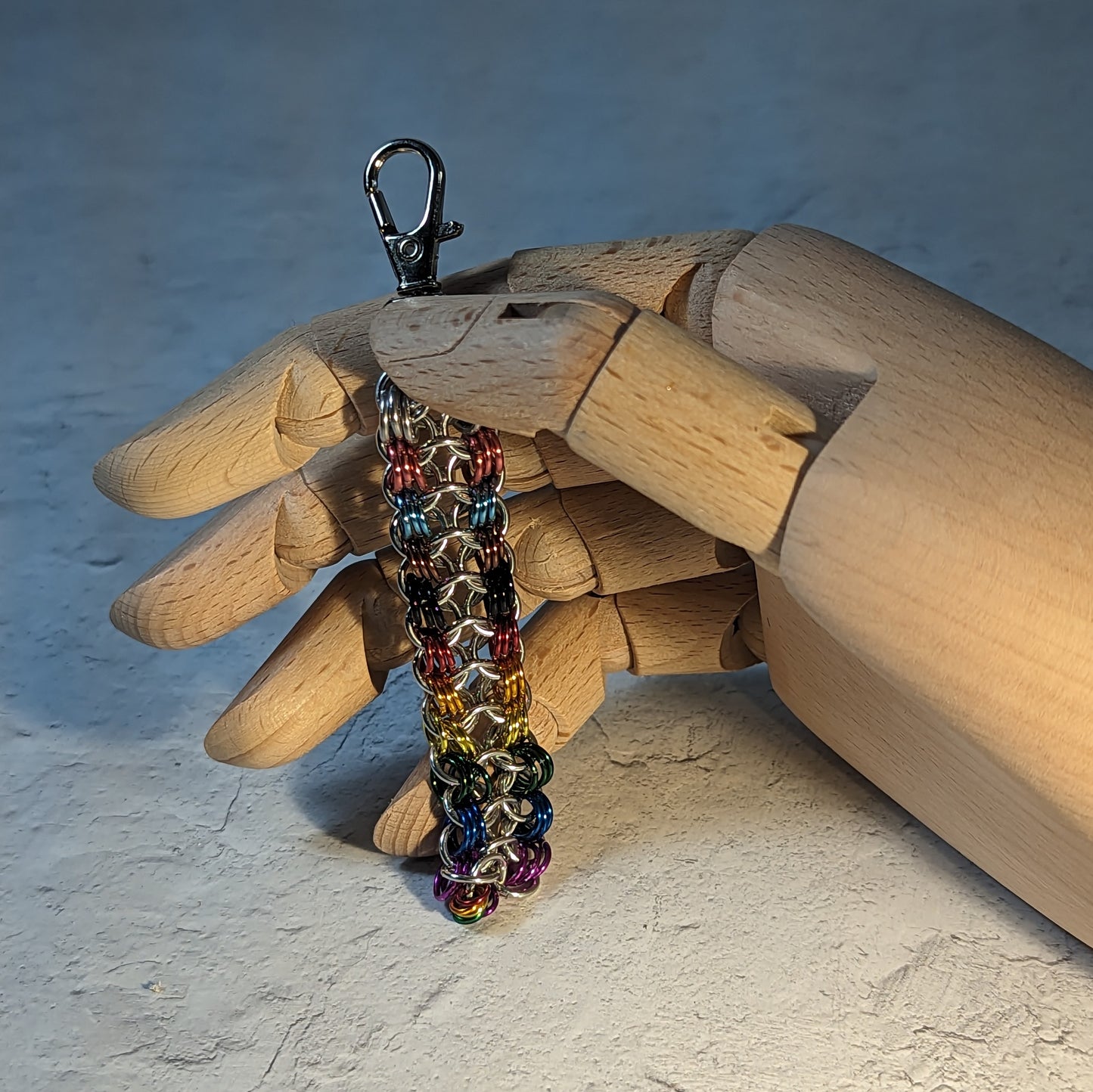 Progress Pride Small 4-in-1 Chain Key Fob