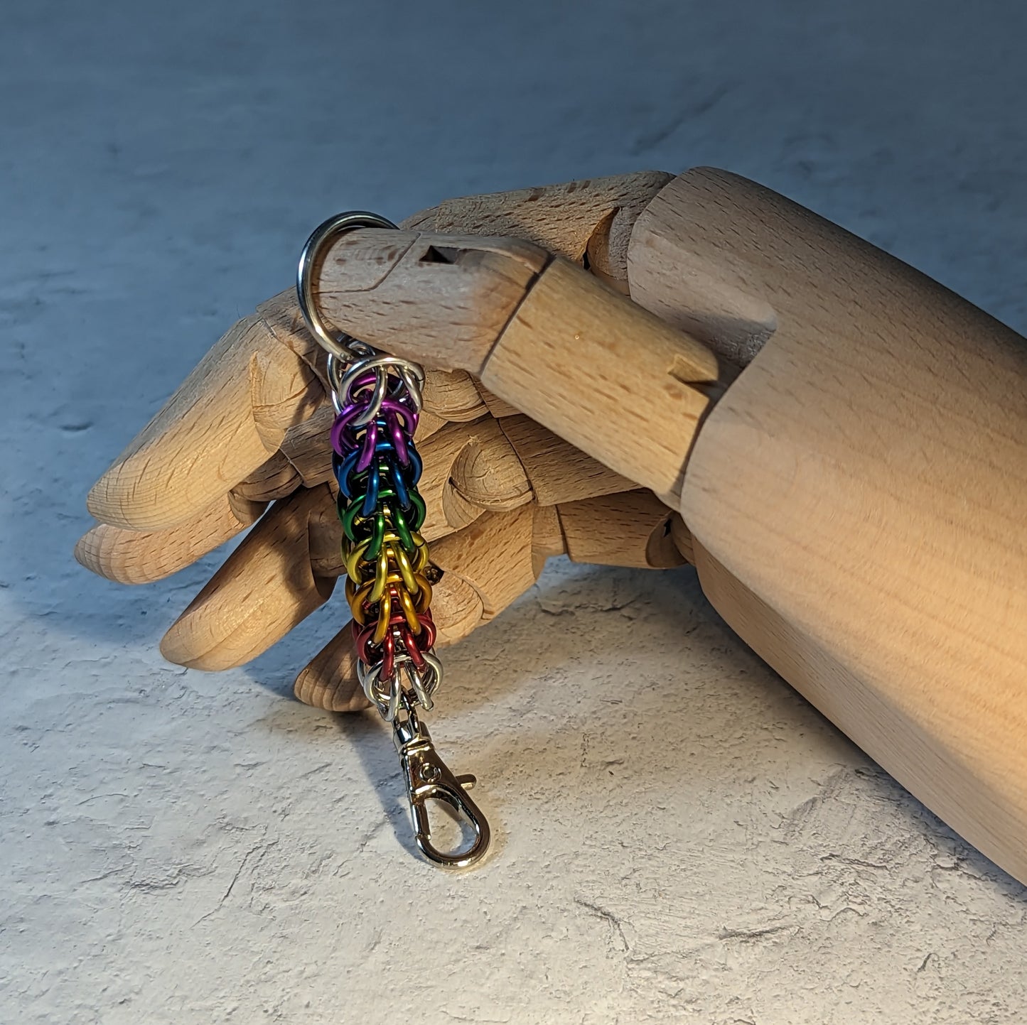 Agender Persian Weave Keyfob