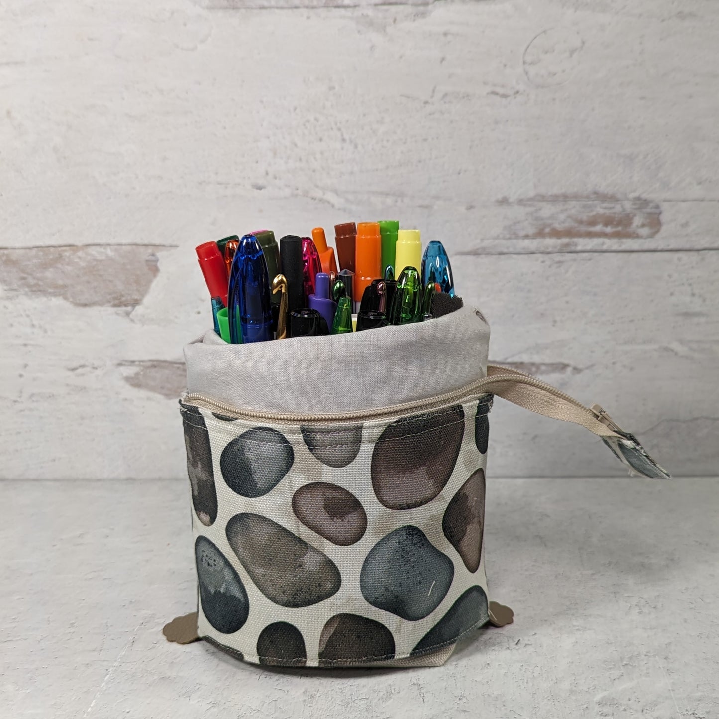 River Pebbles Stanza Pencil Pouch