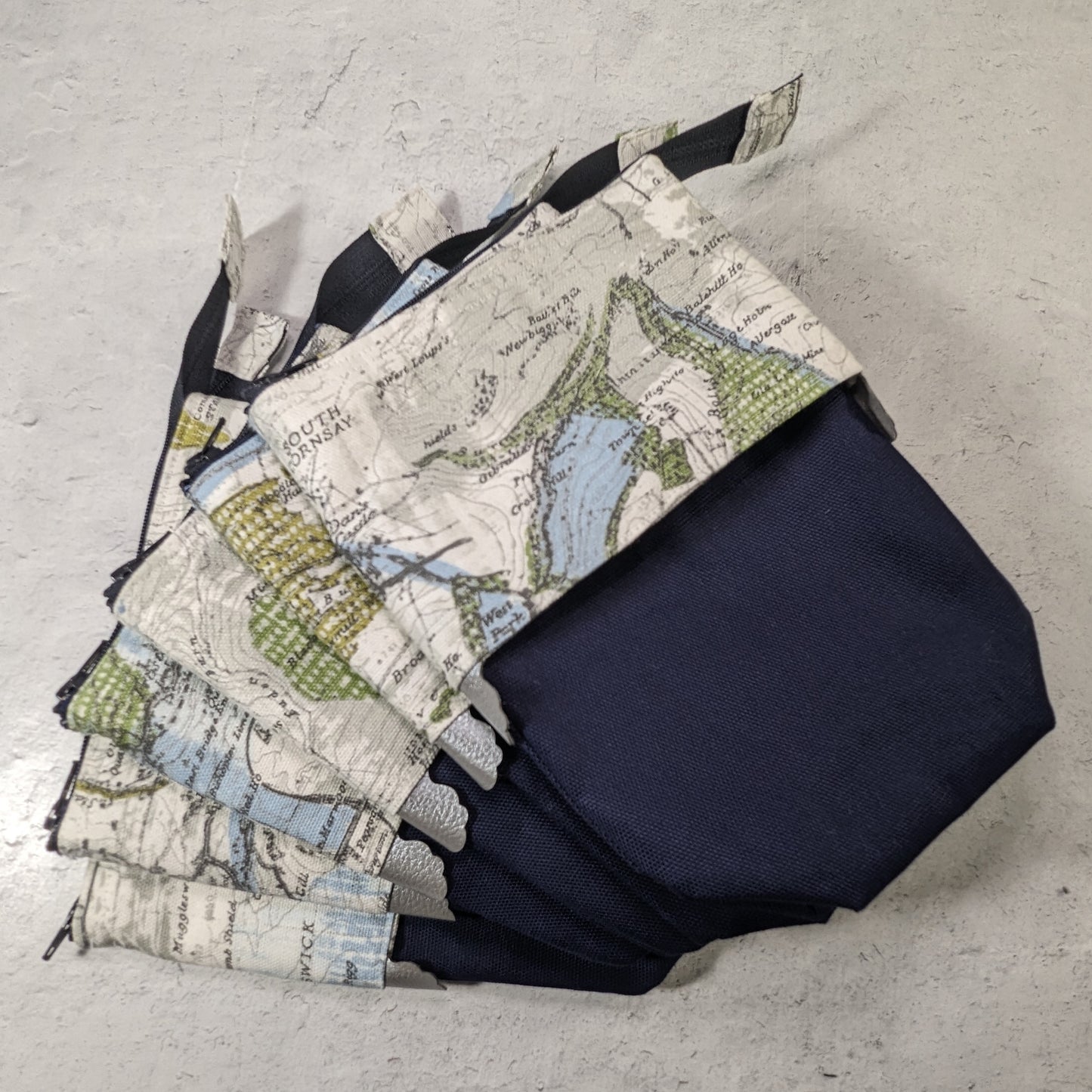Map Terrain Stanza Pencil Pouch