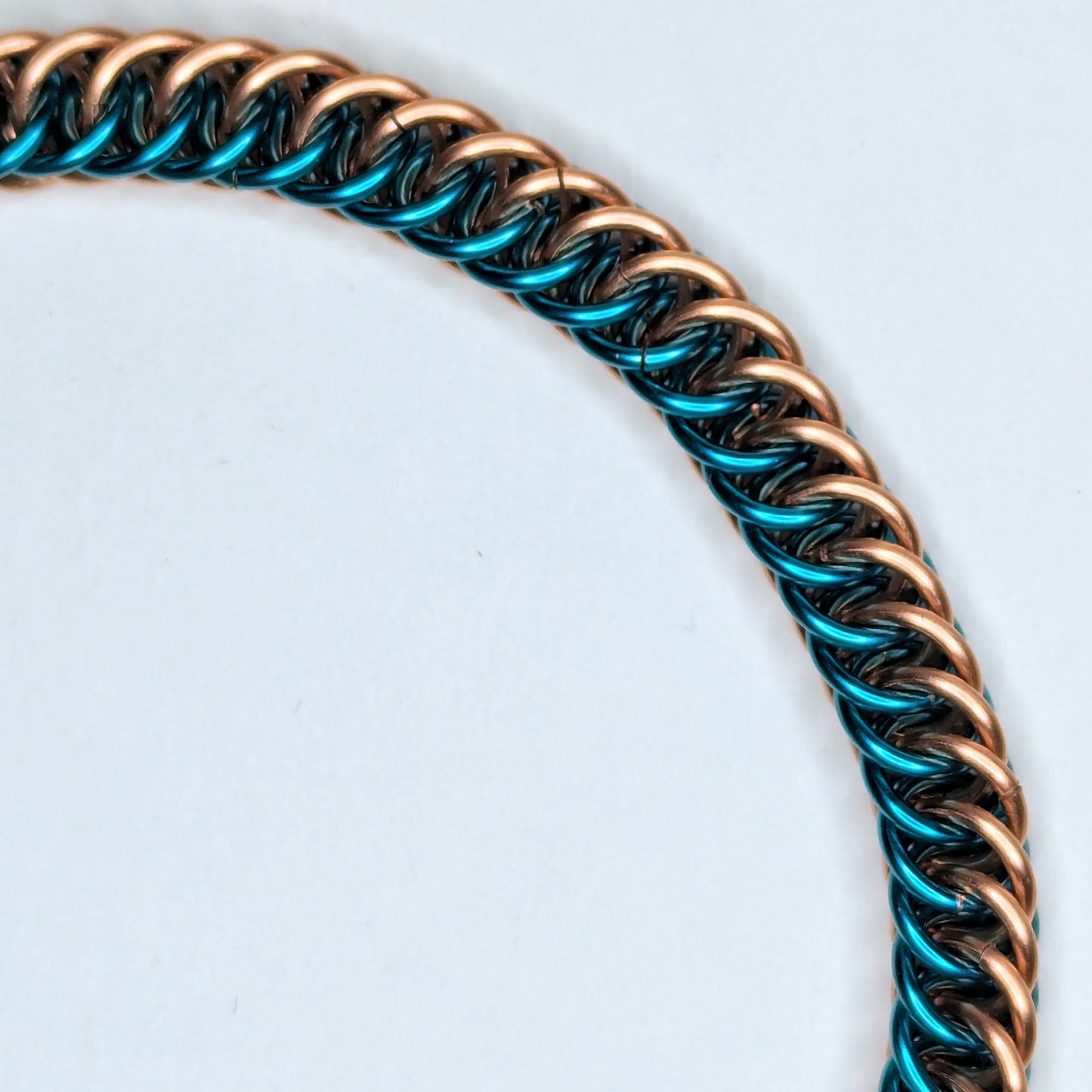 Turquoise and Copper Half Persian Bracelet