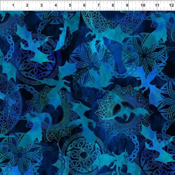 Blue Dragons Minuet Dice and Ditty Bag