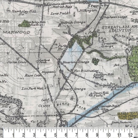 Map Terrain Stanza Pencil Pouch