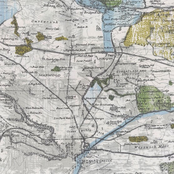 Map Terrain Stanza Pencil Pouch