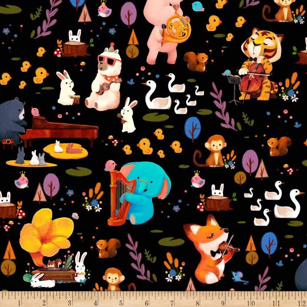 Forest Musicians Minuet Dice and Ditty Bag