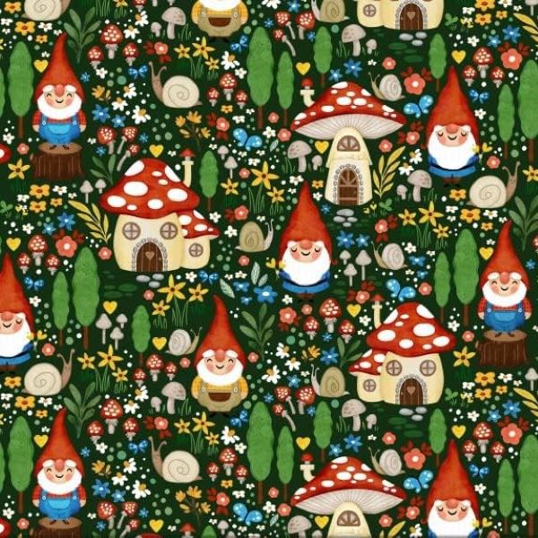 Gnome Garden Minuet Dice and Ditty Bag