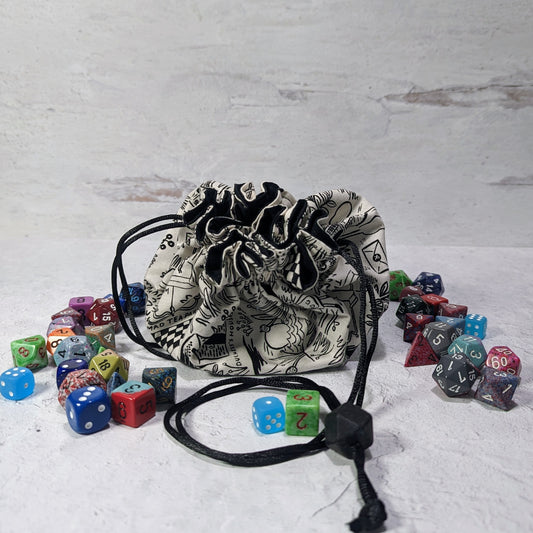 Alice in Wonderland Minuet Dice and Ditty Bag