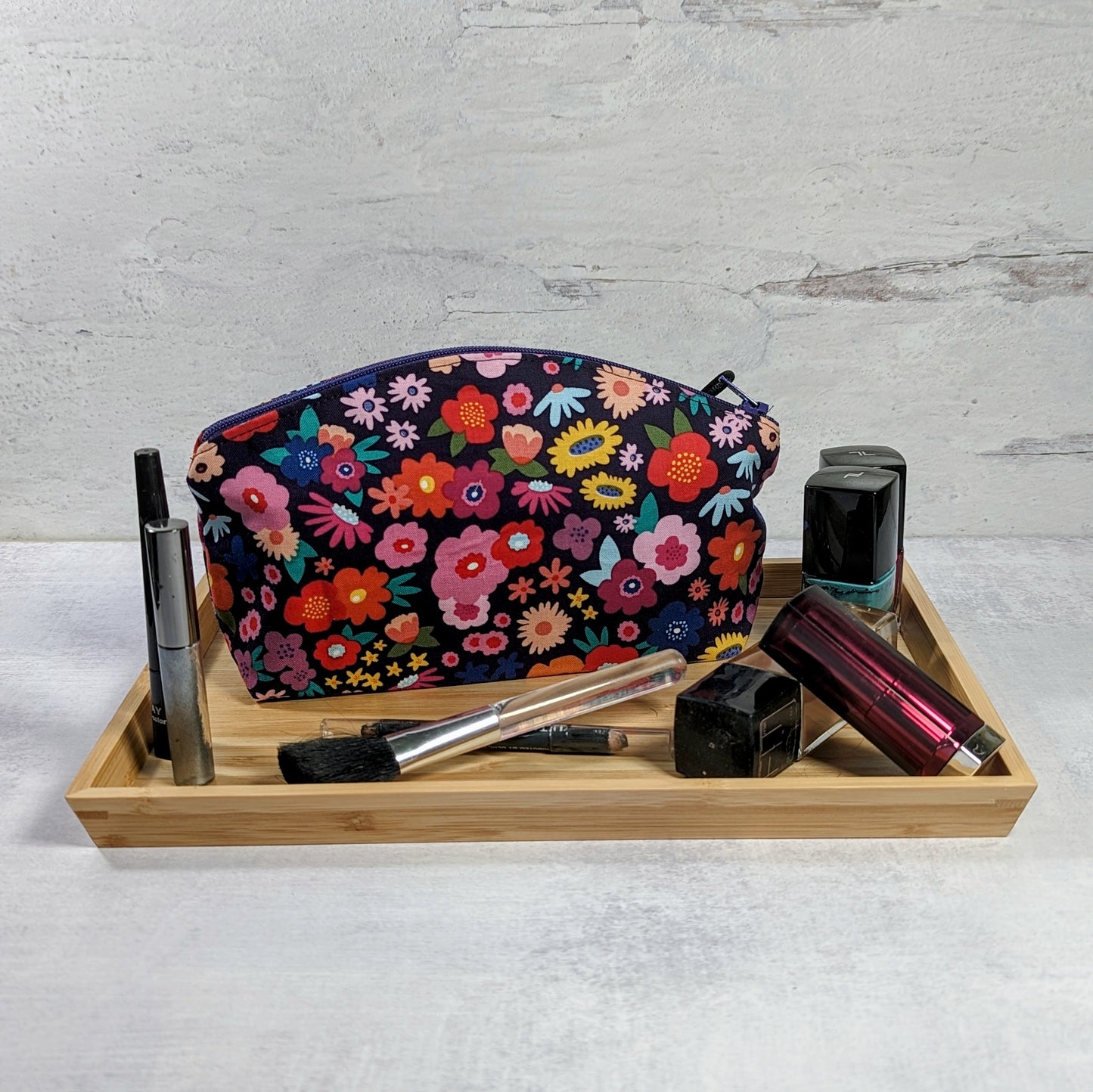 Wild Flowers Fermata Makeup and Misc. Bag