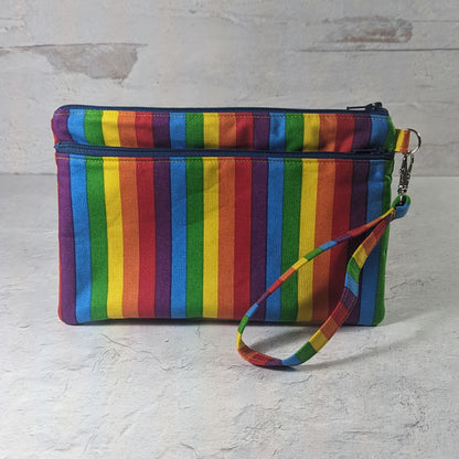 Rainbow Duet Wristlet