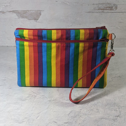 Rainbow Duet Wristlet