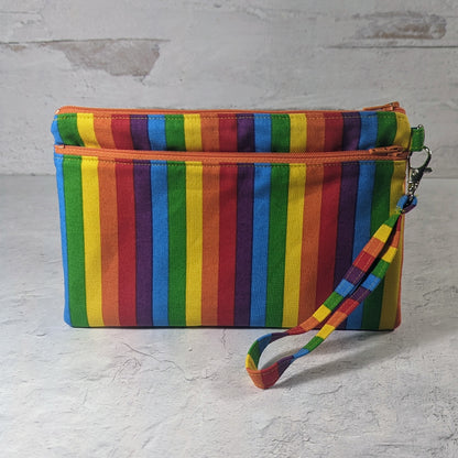 Rainbow Duet Wristlet