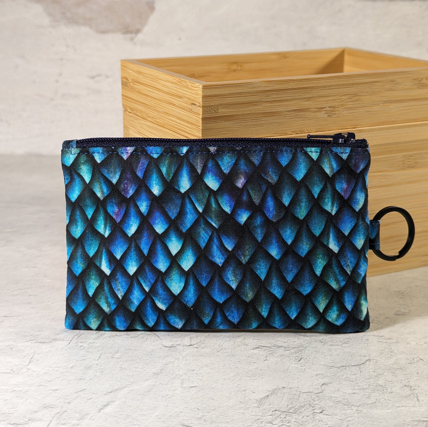 Blue Dragonscale Piccolo ID Wallet