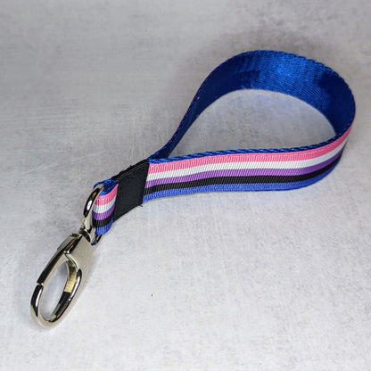 Genderfluid Pride Coda Phone Strap