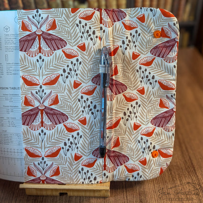 Moth and Mushroom Composition Book Cover