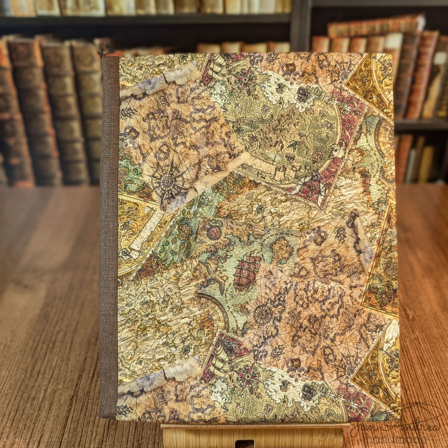 Adventure Map Composition Book Cover