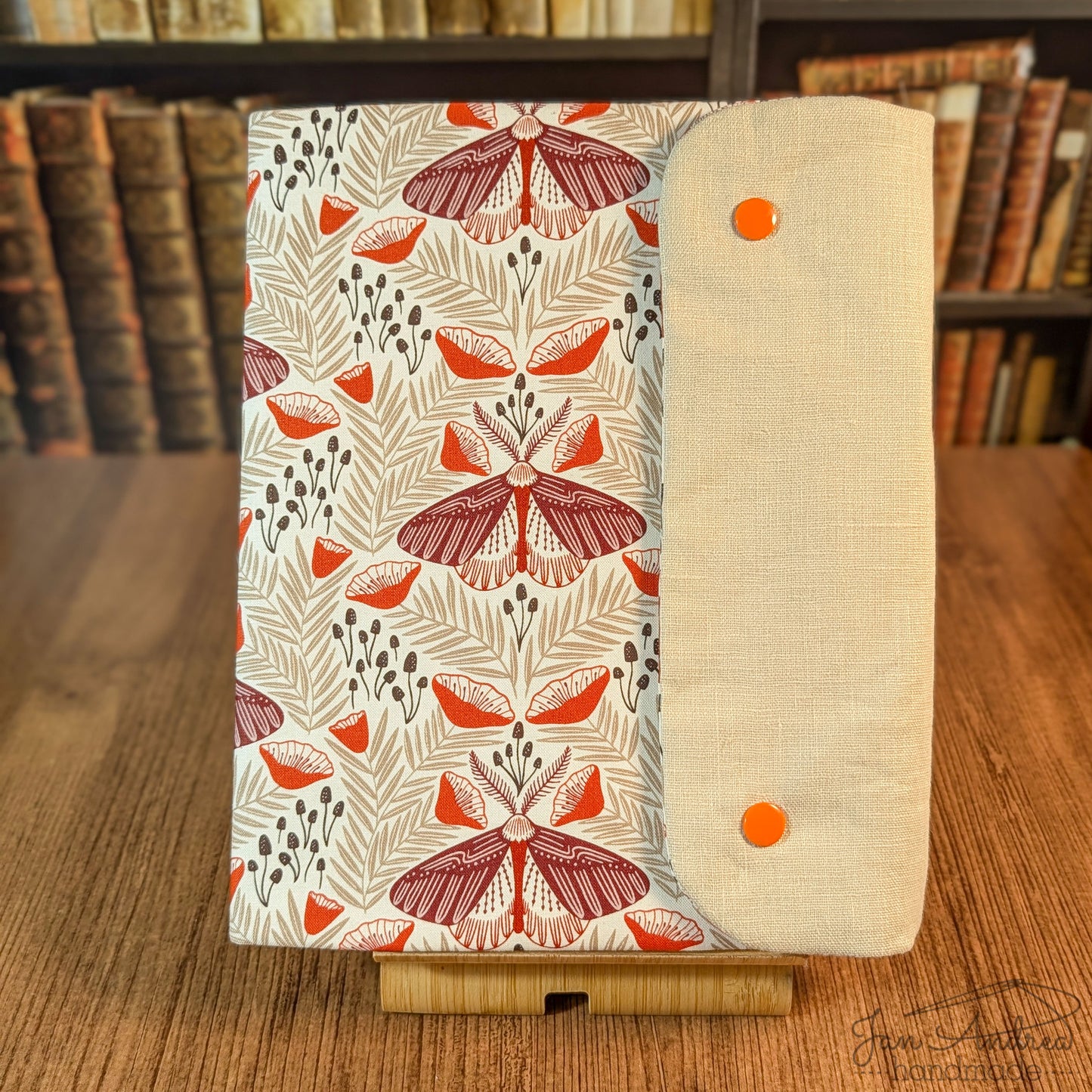 Moth and Mushroom Composition Book Cover